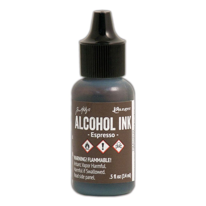 Load image into Gallery viewer, Ranger ink ranger • tim holtz alcohol ink espresso 14ml
