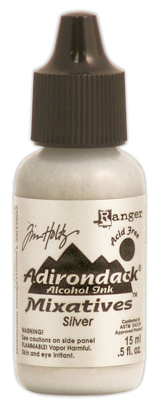 Ranger ink ranger • tim holtz adirondack alcohol ink mixatives silver 15ml
