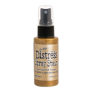 Ranger ink ranger • tim holtz distress spray stain tarnished brass
