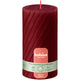 Bolsius rustiek twist stompkaars 130 68 red | 4 stuks