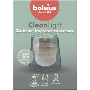 Bolsius starterkit clean light cypress amber