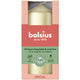 Bolsius stompkaars 120 58 metallic white silver | 6 stuks