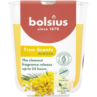Bolsius geurglas true scents mimosa 80 73 | 3 stuks