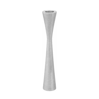 Vtwonen kaarsenhouder zilverkleurig 21 cm | 4 stuks