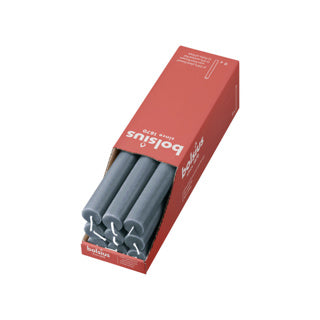Rustiek tafelkaars slate blue | 9 stuks