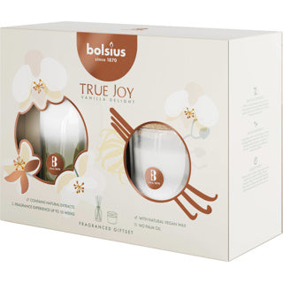 Load image into Gallery viewer, Bolsius giftset true joy vanilla delight
