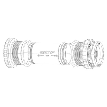 Sram spacer kit dub trapas mtb road