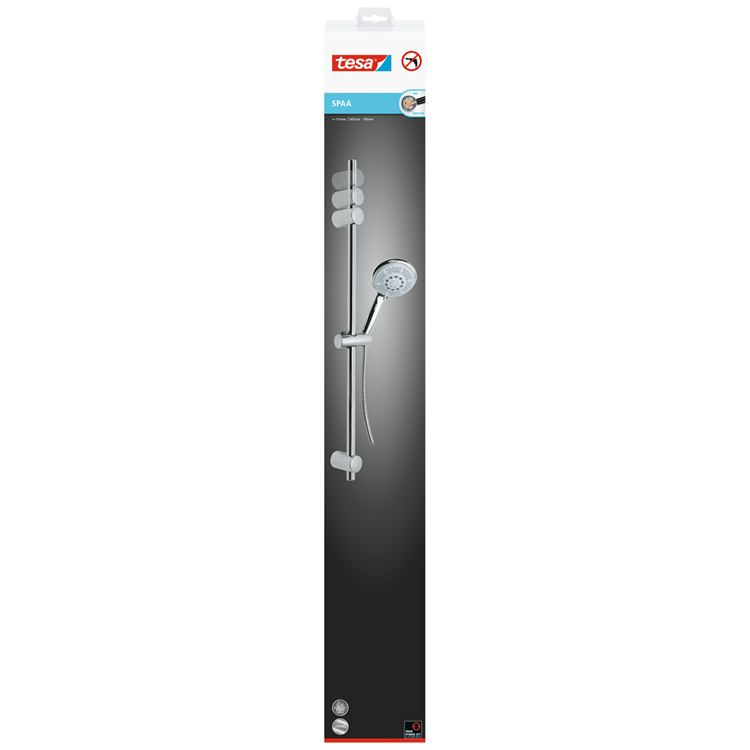 Afbeelding laden in galerijviewer, Tesa 1066811 - spaa douche stang met kop | 1 stuks
