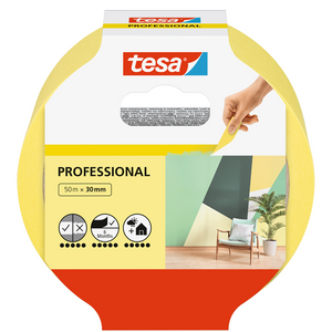 Tesa 1067631 - schilderstape professional, 50 meter 30 mm | 6 stuks