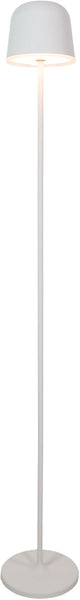 Eglo mannera-l staande lamp binnen en buiten - oplaadbaar (tot 47 uur licht) - 140 cm - grijs wit - draadloos - dimbaar
