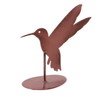 Sculptuur kolibri 3 assorti metaal 12,5x5x14 cm | 3 stuks