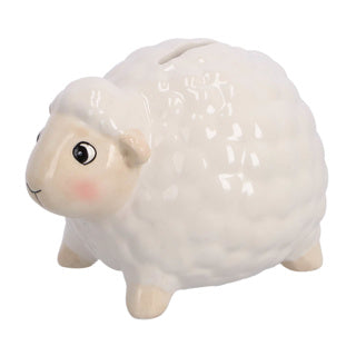 Load image into Gallery viewer, Spaarpot schaap 2 assorti 12x10x9 cm | 3 stuks
