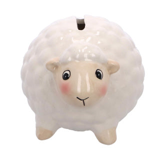 Load image into Gallery viewer, Spaarpot schaap 2 assorti 12x10x9 cm | 3 stuks
