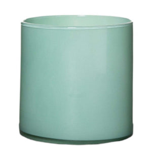 Vaas cilinder astra solid aqua groen h15 d15 | 4 stuks