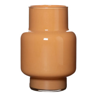 Afbeelding laden in galerijviewer, Vaas pien solid apricot oranje h25 d17 cm

