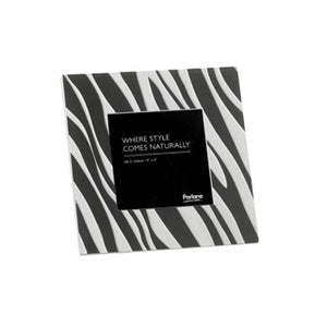 No brand fotolijst zebra parlane 17x17 cm | 4 stuks