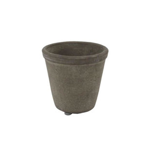 No brand pot donkergrijs kono 9 cm | 6 stuks