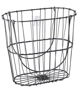 No brand tas jill grijs metaal 24x13x22cm | 4 stuks