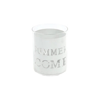 No brand windlicht welcome 10 cm | 24 stuks