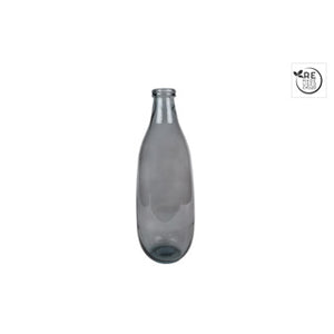 Vaas montana s grijs glas 15x15x40cm