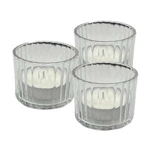 No brand theelichthouder 6 cm set van 3 | 8 stuks