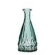Vaas nelly fles mini blauw groen h14,5 d7 cm | 24 stuks