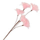 No brand kunst tak veer bloemen roze 85 cm | 8 stuks