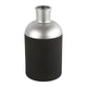 Countryfield fles vaas madelon s zwart zilver 26cm | 6 stuks