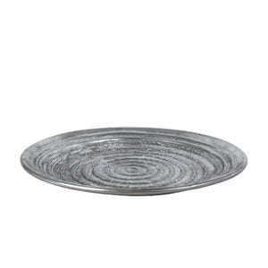 No brand dienblad ceara zilver metaal 39x39x2cm | 2 stuks
