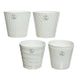 Bloempot keramiek 4 assorti | 4 stuks