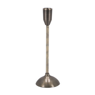 Load image into Gallery viewer, No brand kandelaar aluminium bronze 7.5x7.5x23.5cm
