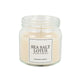 Geurkaars in glas sea salt lotus creme 6 cm