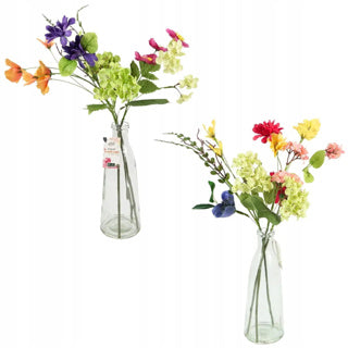 Kunstbloemen in vaas 55 cm 2 assorti | 10 stuks