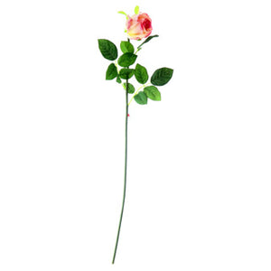 No brand kunsttak rozen lichtroze 56 cm | 6 stuks
