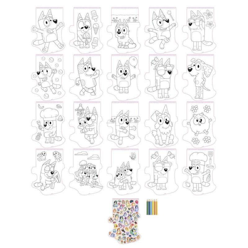 Load image into Gallery viewer, Moxy bluey vormen kleurblok, 20 vellen
