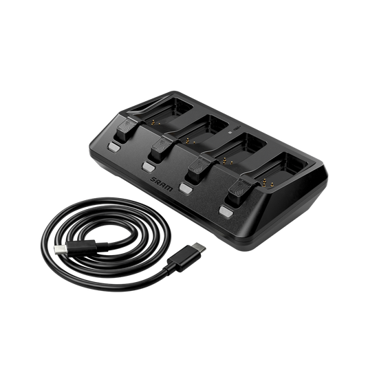 Sram axs oplader 4 poorten zilver