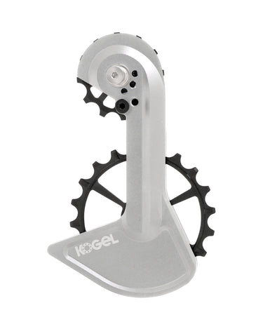 Shimano kogel derauilleurkooi oversized kolossos speed grx 2x road grijs (raw)