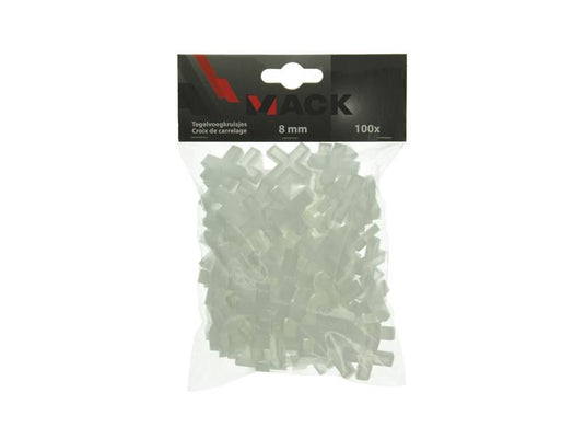 Mack 1066058 - tegelvoegkruisjes 8mm 100st | 5 stuks