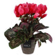 Kunstplant cyclaam roze in pot