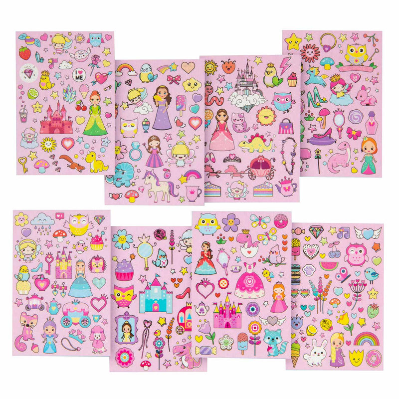 Load image into Gallery viewer, Creative craft group glitter stickerboek a5 - roze
