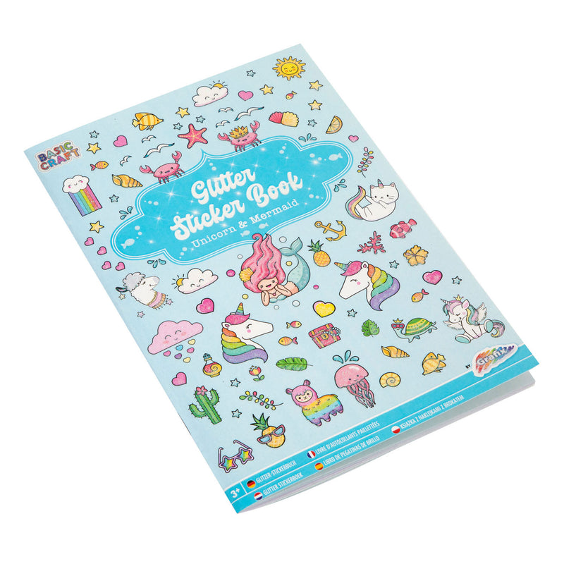 Load image into Gallery viewer, Creative craft group glitter stickerboek a5 - blauw
