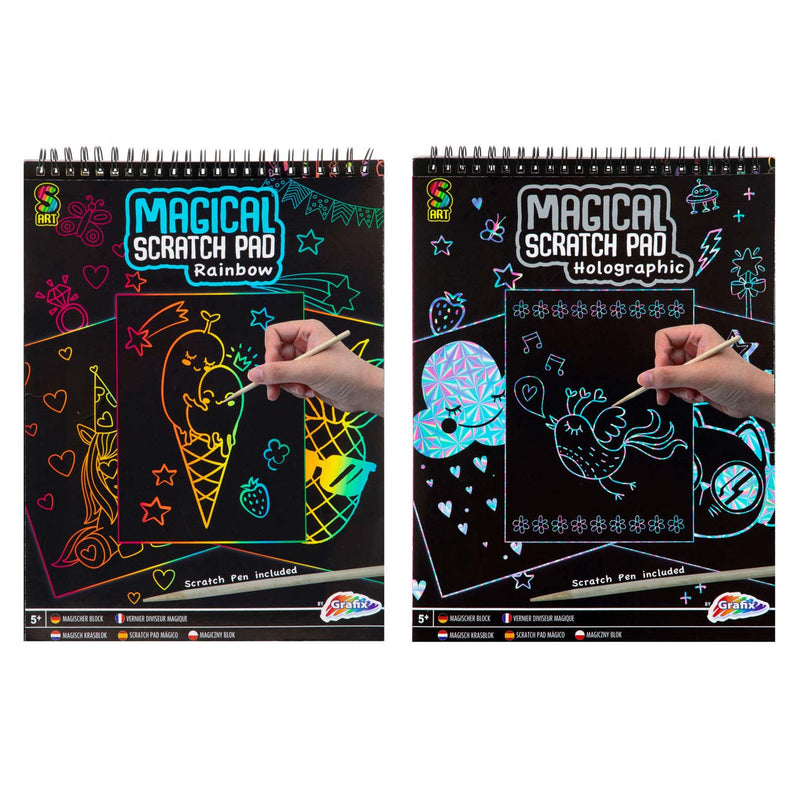 Load image into Gallery viewer, Grafix magisch scratch blok a4
