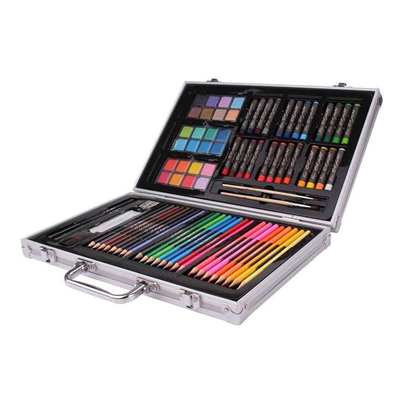Load image into Gallery viewer, Creative Craft Group Luxe Metalen Kleurkoffer, 79dlg.
