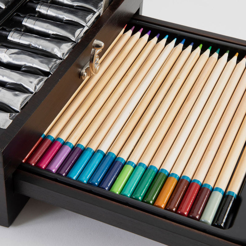 Load image into Gallery viewer, Creative craft group luxe houten creatief koffer, 115dlg.
