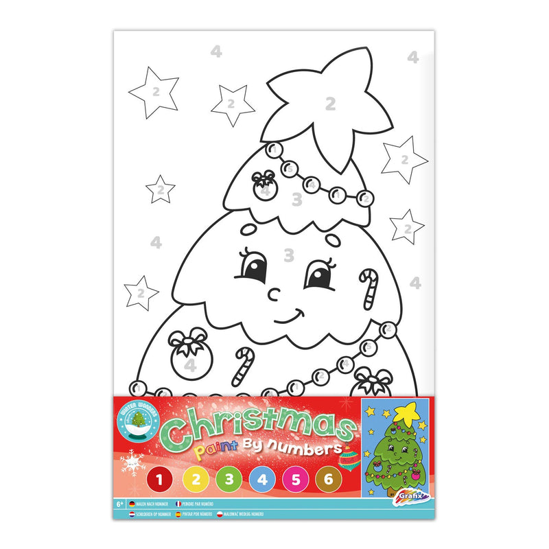 Load image into Gallery viewer, Creative Craft Group XMAS Canvas Schilderen op Nummer Kerstboom
