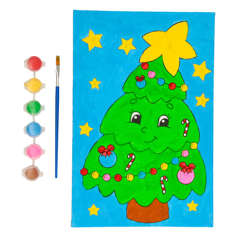 Load image into Gallery viewer, Creative Craft Group XMAS Canvas Schilderen op Nummer Kerstboom
