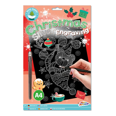Creative craft group kerstknutsel graveerkunst - inclusief kraspen