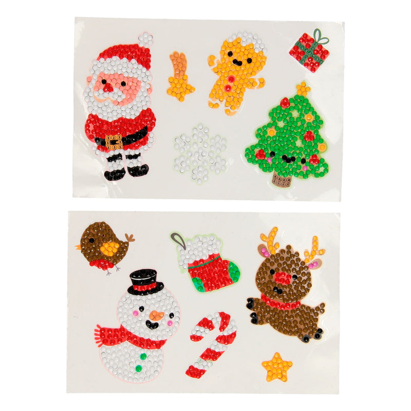 Load image into Gallery viewer, Creative craft group xmas diamond painting stickers, 12st.
