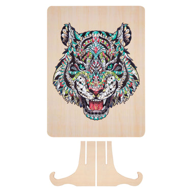 Creative craft group unieke houten puzzel tijger, 130st.