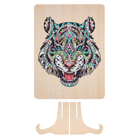 Creative craft group unieke houten puzzel tijger, 130st.